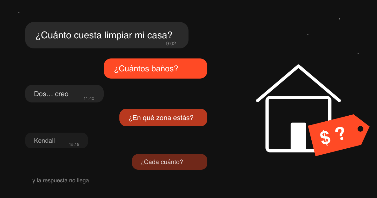 ¿Cuánto cobrar por limpiar una casa? El problema no es el precio